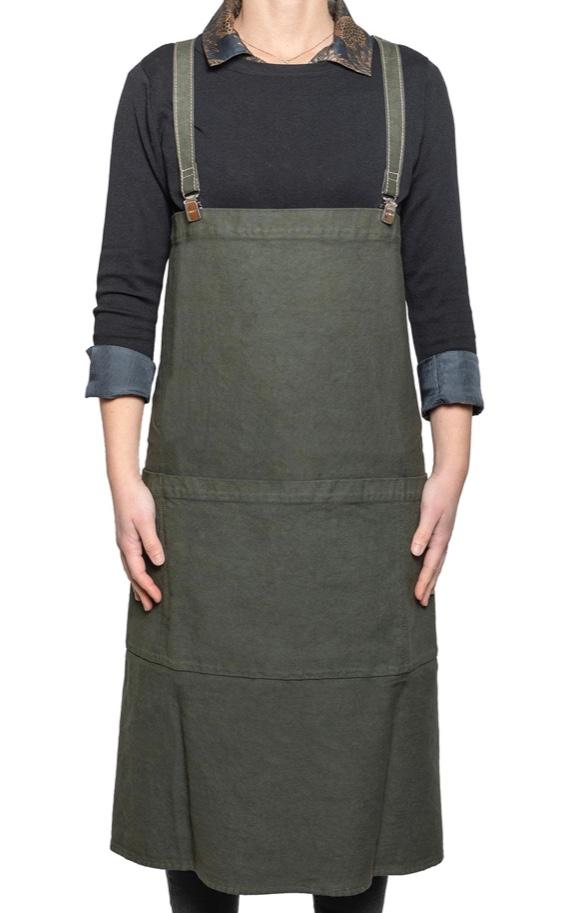 APRON DARK GREEN