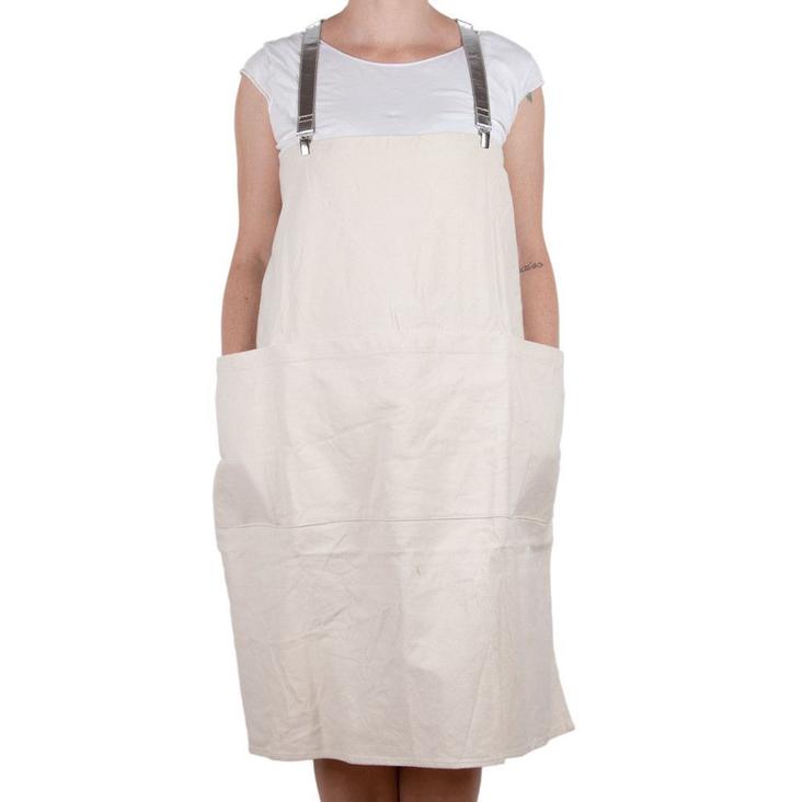 APRON LINEN WHITE