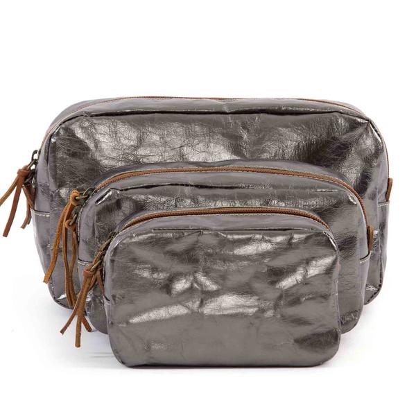 VORBESTELLEN: BEAUTY CASE SMALL METALLIC PELTRO (LIEFERBAR CA 4-6 WOCHEN AB BESTELLDATUM)