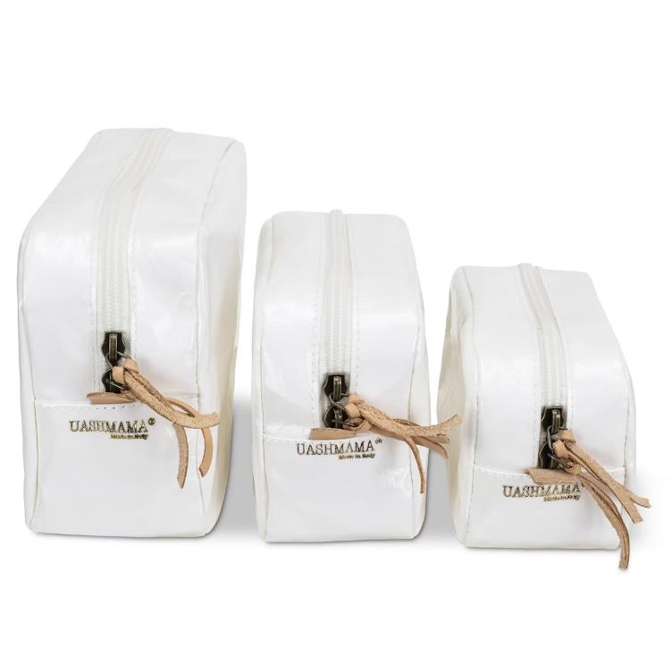 BEAUTY CASE MEDIUM WHITE VERNICE (GLOSSY)