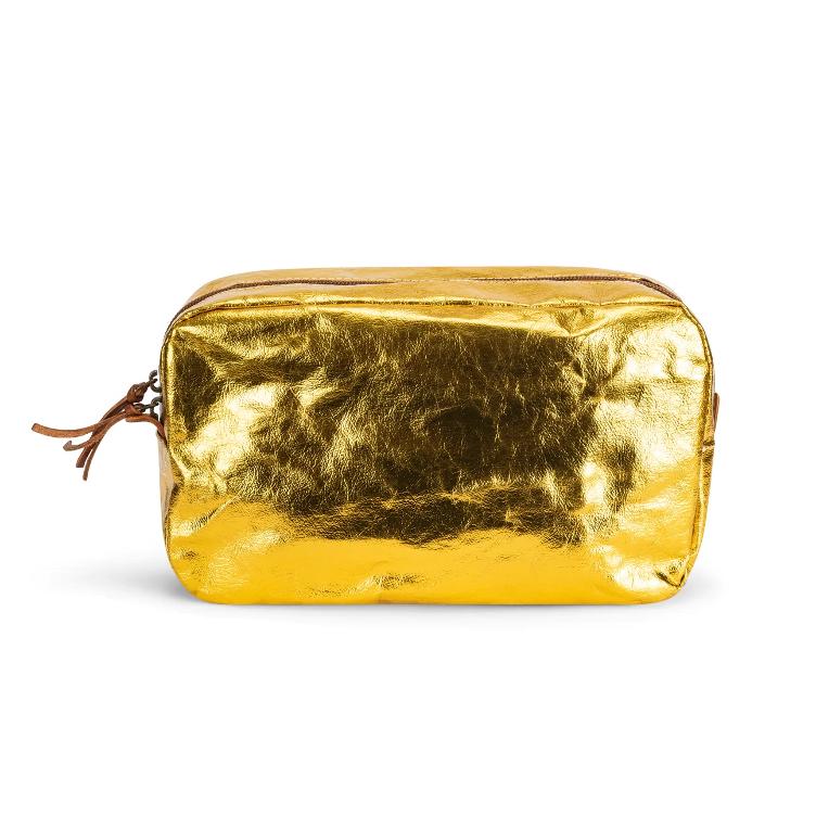 BEAUTY CASE LARGE METALLIC LIMONE