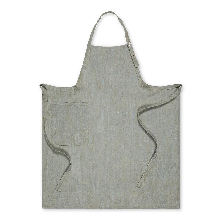 VORBESTELLEN: APRON LINEN ZEUS TURCHESE (LIEFERBAR CA 4-6 WOCHEN AB BESTELLDATUM)