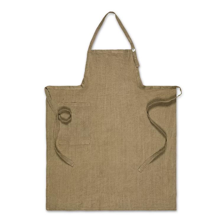 VORBESTELLEN: APRON LINEN ZEUS GREGGIO (LIEFERBAR CA 4-6 WOCHEN AB BESTELLDATUM)