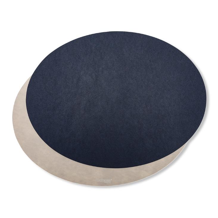PLACEMAT COTO OVAL INCHIOSTRO / SOLANGE VORRAT REICHT