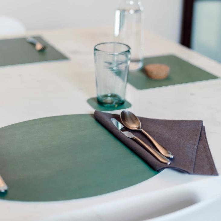 PLACEMAT COTO OVAL SALVIA / SOLANGE VORRAT REICHT