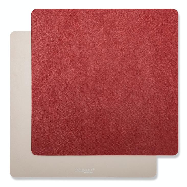 PLACEMAT COTO SQUARE PALIO (BORDEAUXROT) (SOLANGE VORRAT REICHT)