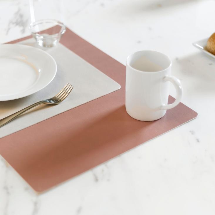 PLACEMAT COTO RECTANGULAR QUARZO ROSA