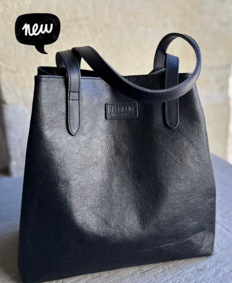 VORBESTELLEN: CAMI BAG LARGE VACCHETTA BLACK (LIEFERBAR CA 4-6 WOCHEN AB BESTELLDATUM)