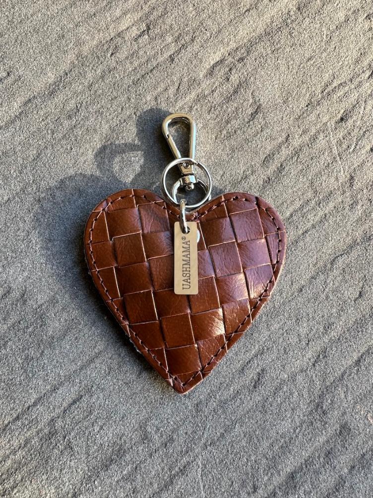 NEU: CUORE INTRECCIATO (WOVEN) CUOIO