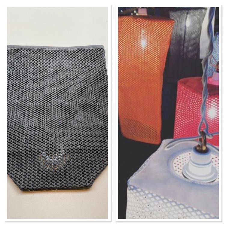 HANGING LAMP PERFORATED SMALL DARK GREY