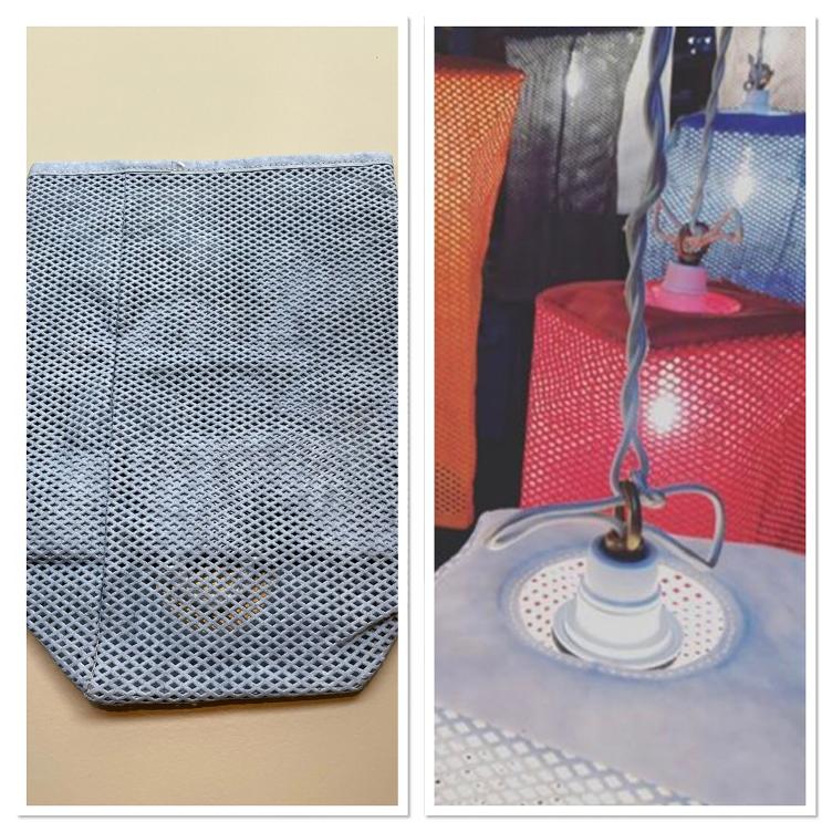 HANGING LAMP PERFORATED SMALL INDACO