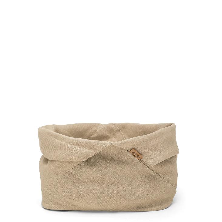 LINEN FIOCCO BREAD BAG LARGE ECRU
