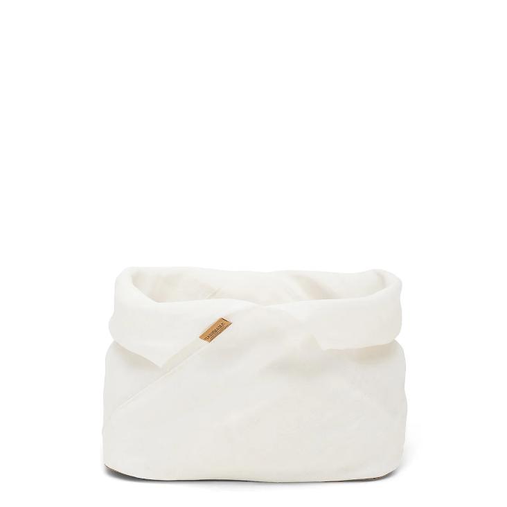 LINEN FIOCCO BREAD BAG LARGE WHITE