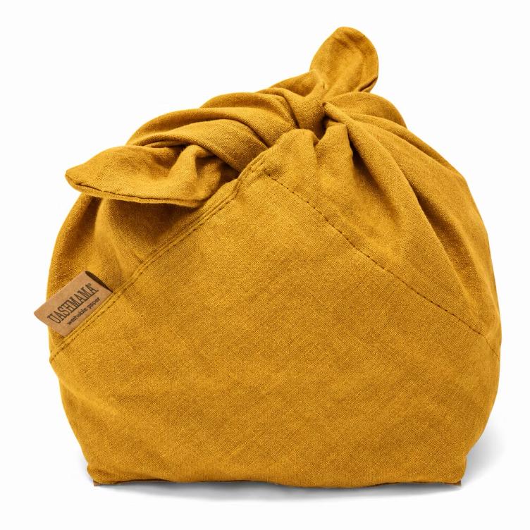 NEU: LINEN FIOCCO BREAD BAG MEDIUM CURRY
