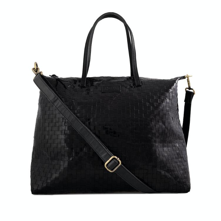 VORBESTELLEN: GEMMA BAG LARGE INTRECCIATO BLACK (LIEFERBAR CA 4-6 WOCHEN AB BESTELLDATUM)