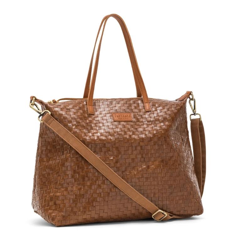 VORBESTELLEN: GEMMA BAG LARGE INTRECCIATO CUOIO (LIEFERBAR CA 4-6 WOCHEN AB BESTELLDATUM)