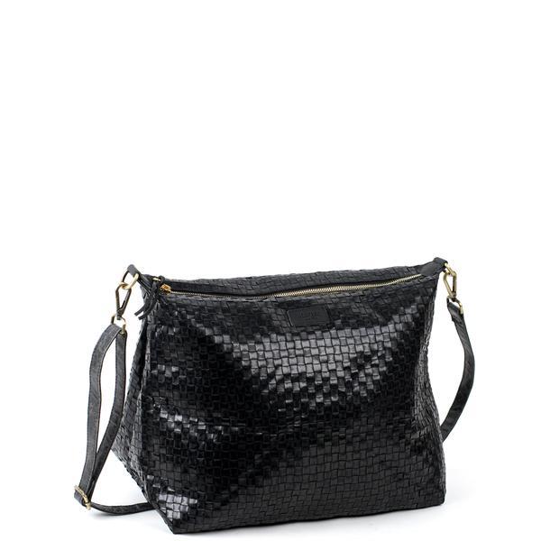 VORBESTELLEN: GEMMA BAG SMALL INTRECCIATO BLACK (LIEFERBAR CA 4-6 WOCHEN AB BESTELLDATUM)