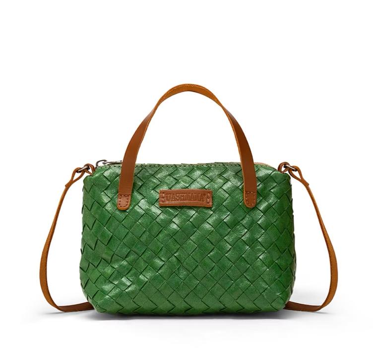 GEMMINA BAG INTRECCIATO SMERALDO / LIEFERZEIT: AB BESTELLDATUM CA. 4-6 WOCHEN