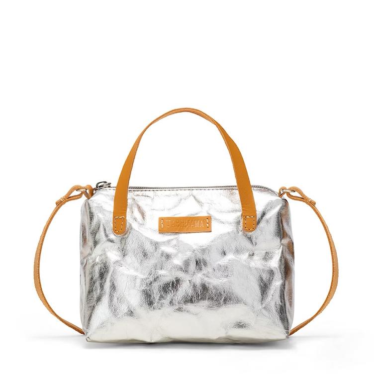 VORBESTELLEN: IM LAUFE DES MAI LIEFERBAR: GEMMINA BAG METALLIC SILVER