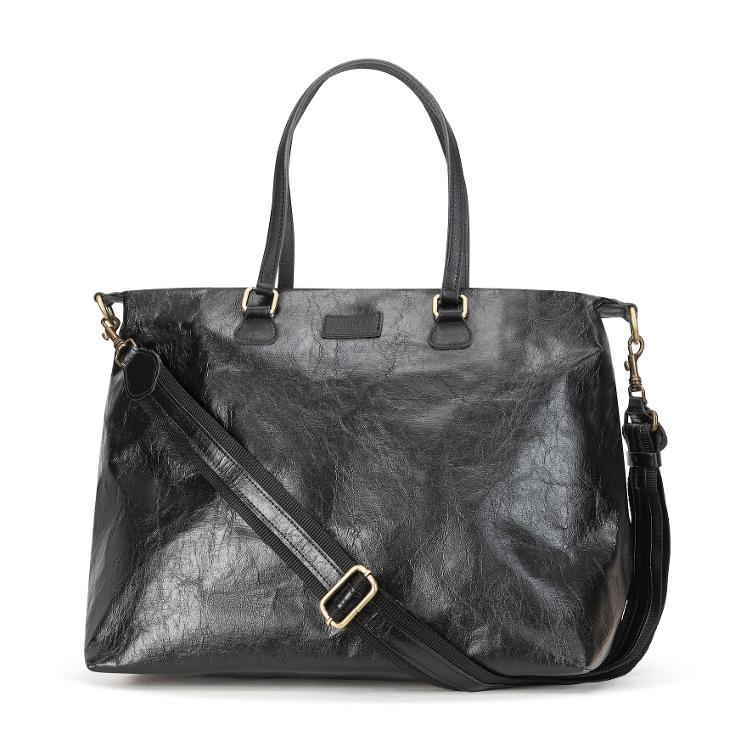 VORBESTELLEN: GEMMA BAG LARGE VACCHETTA BLACK (LIEFERBAR CA 4-6 WOCHEN AB BESTELLDATUM)