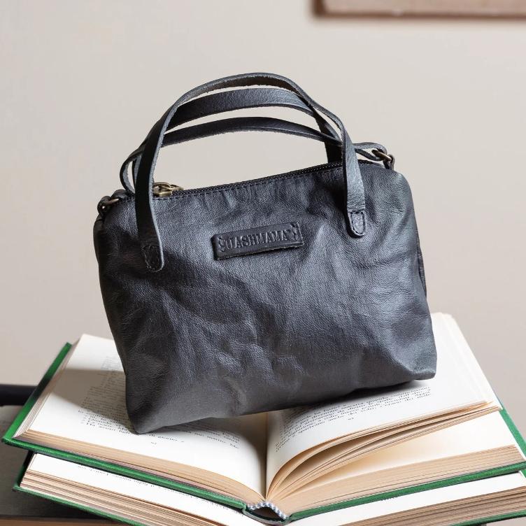 GEMMINA BAG VACCHETTA BLACK