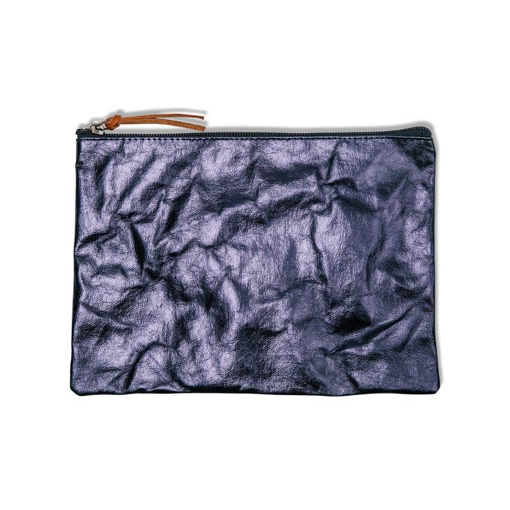 GIMI PURSE LARGE METALLIC PETROLIO / LIEFERZEIT: AB BESTELLDATUM CA. 4-6 WOCHEN