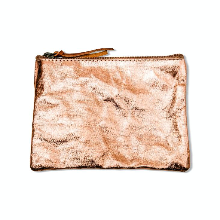 GIMI PURSE LARGE METALLIC ROSATO (SOLANGE VORRAT REICHT)