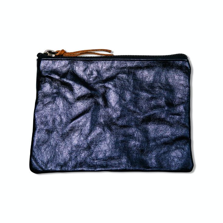 GIMI PURSE MEDIUM METALLIC PETROLIO