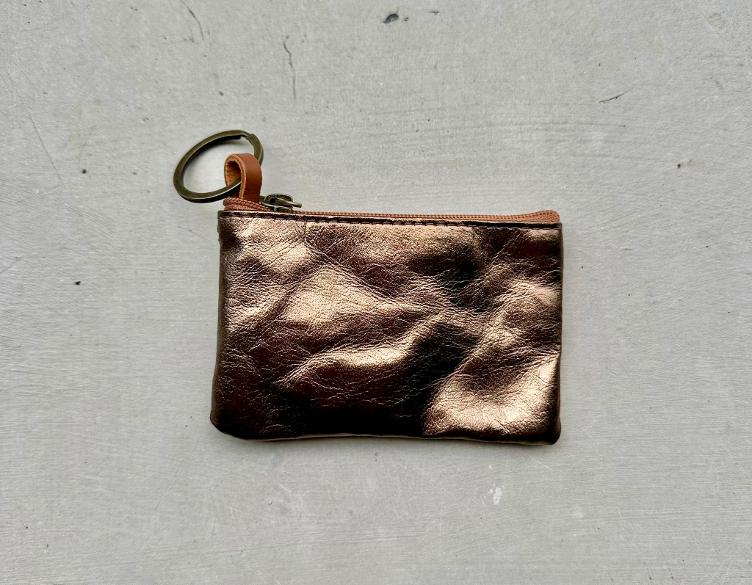 NEU: GIMI PURSE SMALL METALLIC MORDORÉ