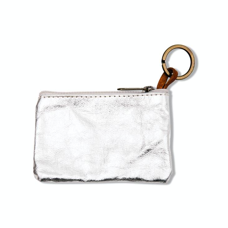 GIMI PURSE SMALL METALLIC SILVER