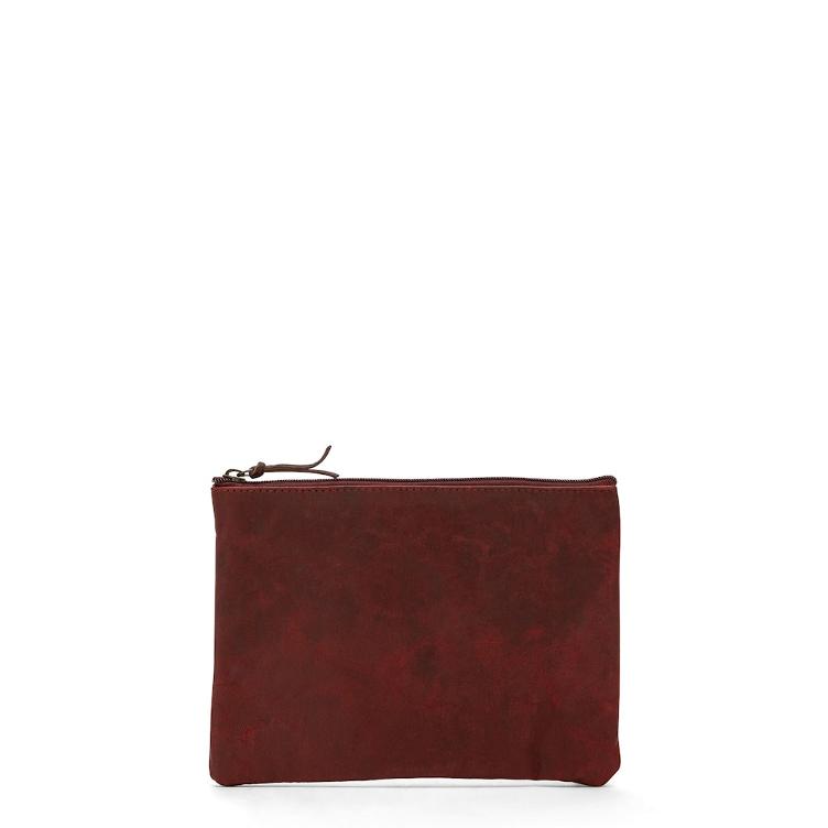 GIMI PURSE LARGE VACCHETTA BORDEAUX