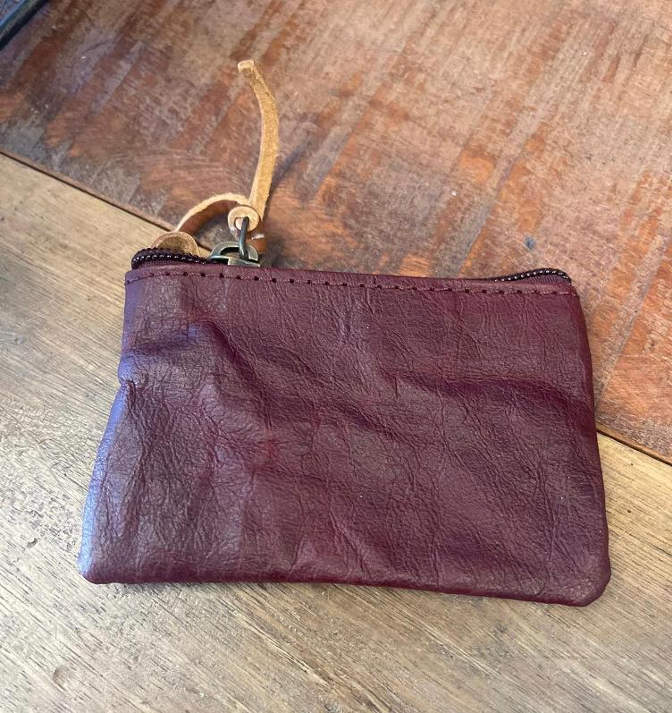 GIMI PURSE SMALL VACCHETTA BORDEAUX