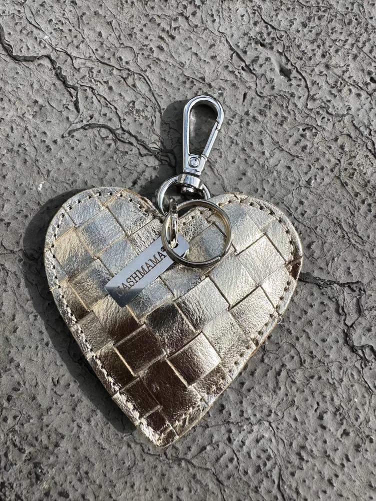 CUORE INTRECCIATO (WOVEN) PLATINO