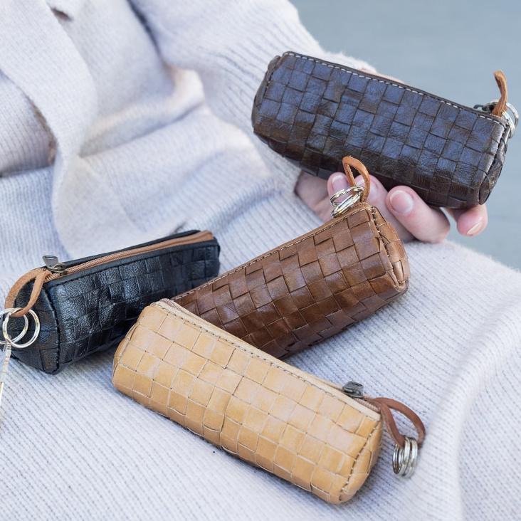 KEY HOLDER INTRECCIATO BLACK