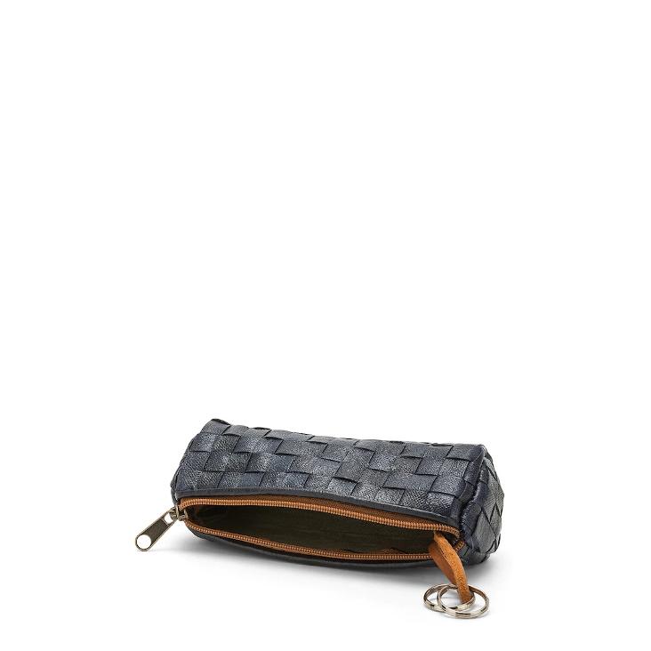 KEY HOLDER INTRECCIATO BLUE