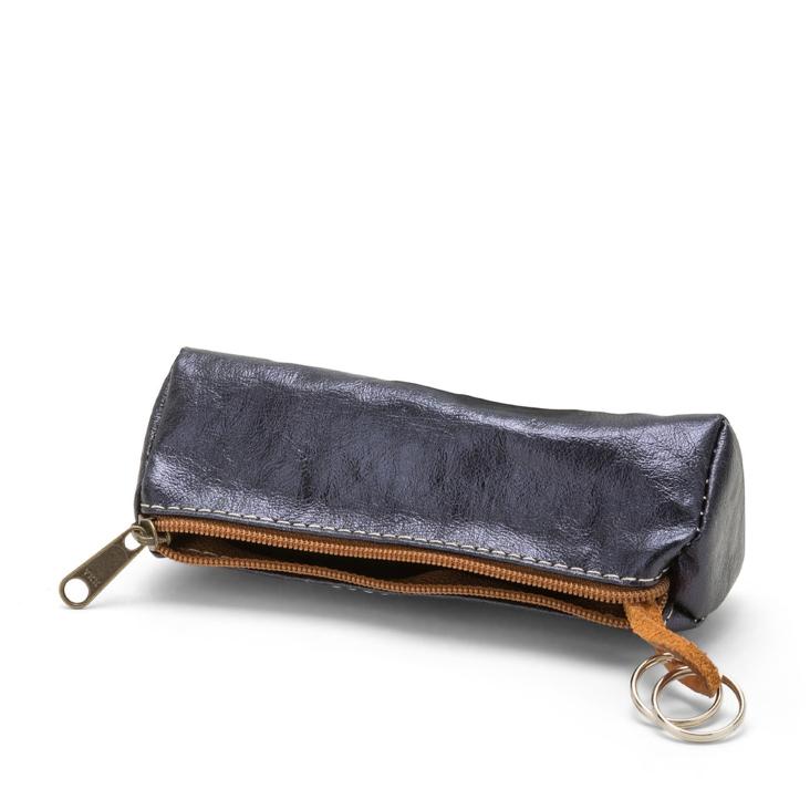KEY HOLDER METALLIC PETROLIO
