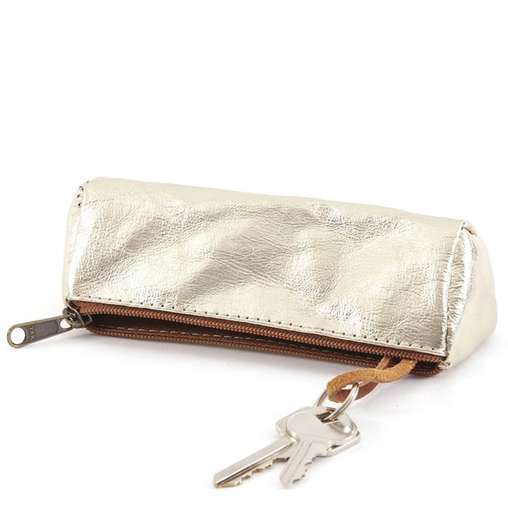 KEY HOLDER METALLIC PLATINO
