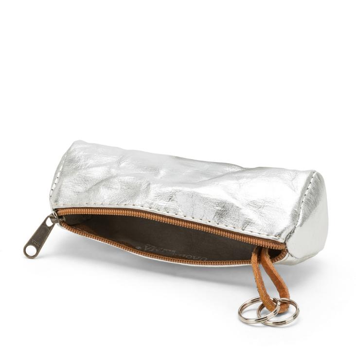 KEY HOLDER METALLIC SILVER