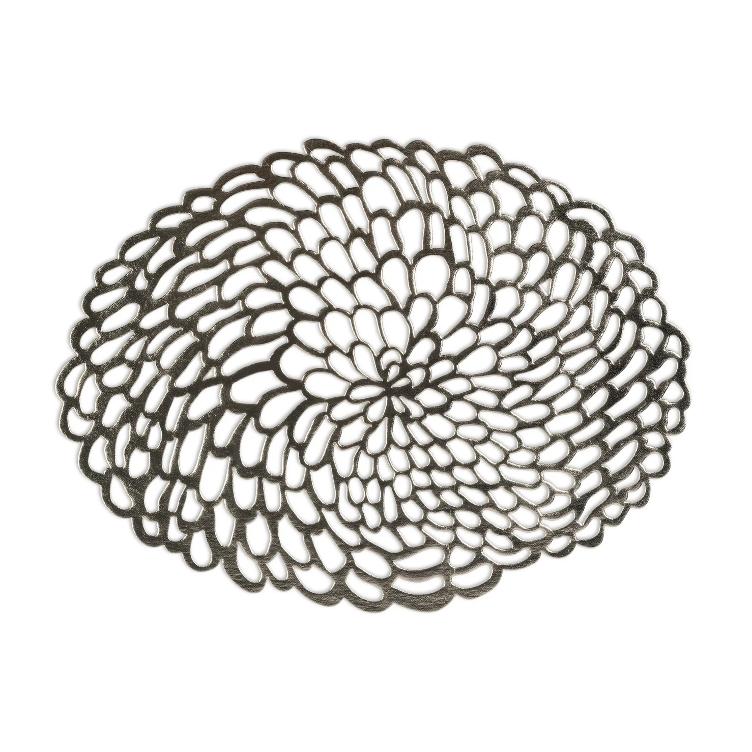 PIZZO PLACEMAT OVALE PLATINO