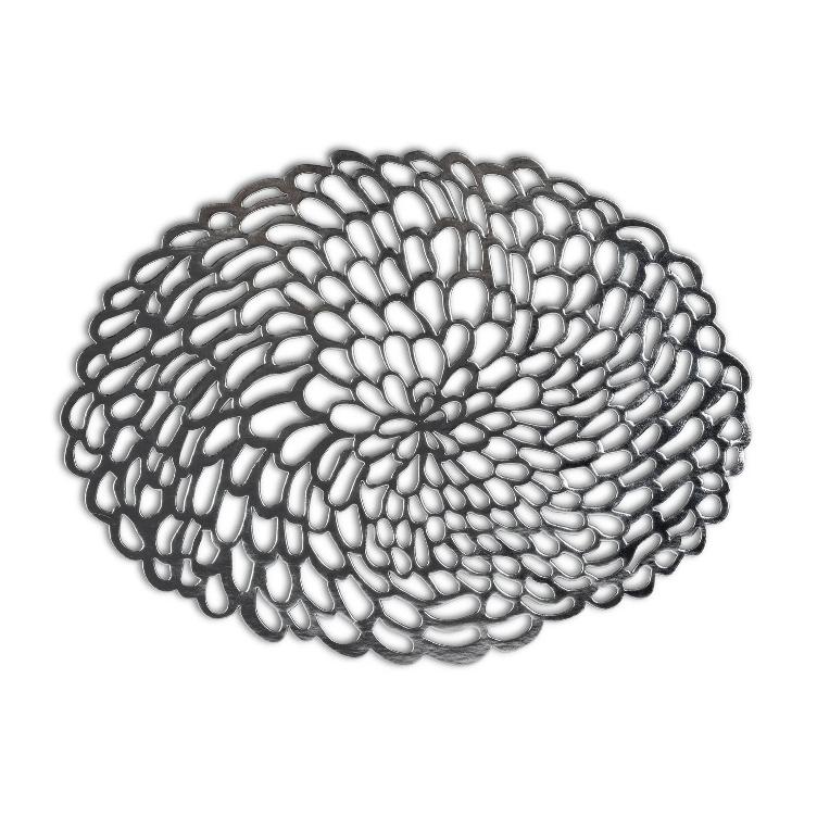 LACE PLACEMAT OVALE SILVER / LG