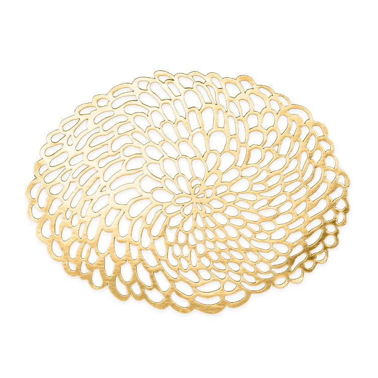 LACE PLACEMAT OVALE GOLD / LG