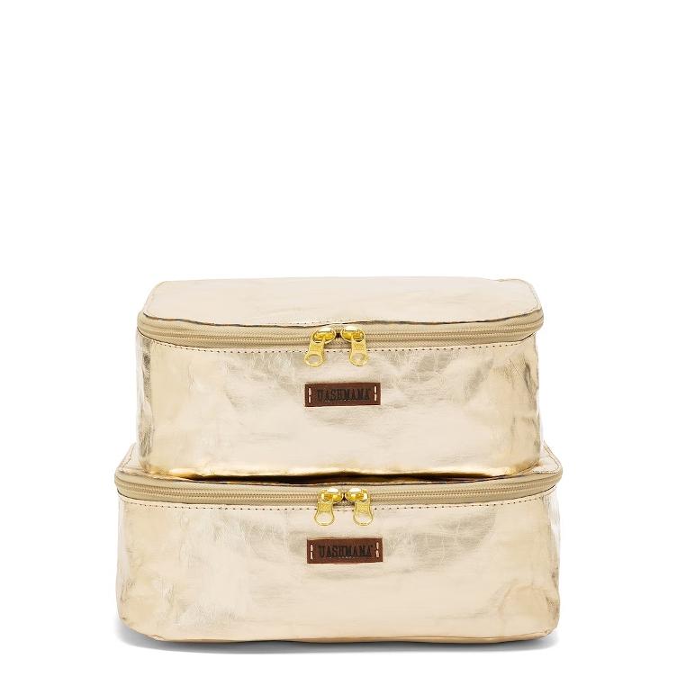 LIPARI BUCKET CASE MEDIUM METALLIC PLATINO