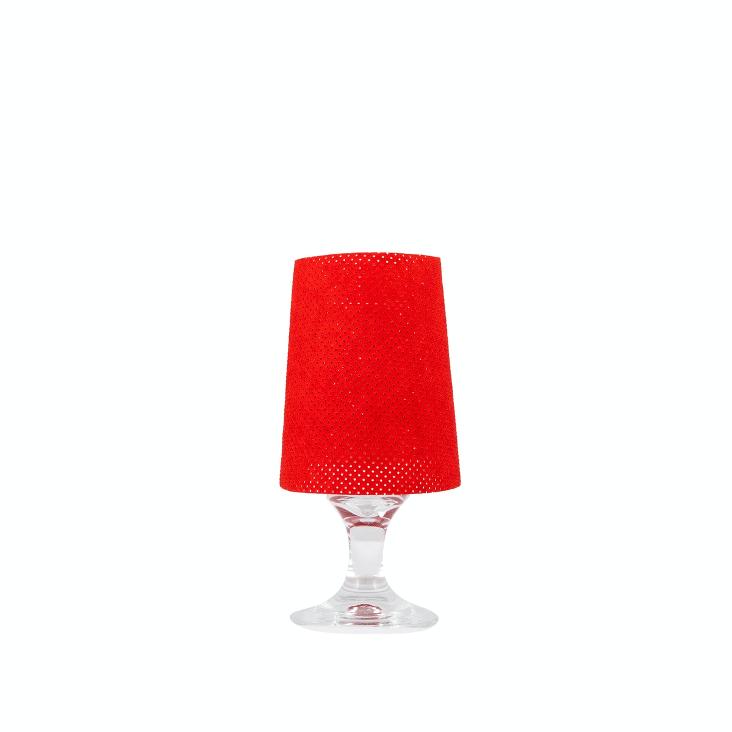 LAMPSHADE PERFORATED SMALL PAPAVERO (SOLANGE VORRAT REICHT)