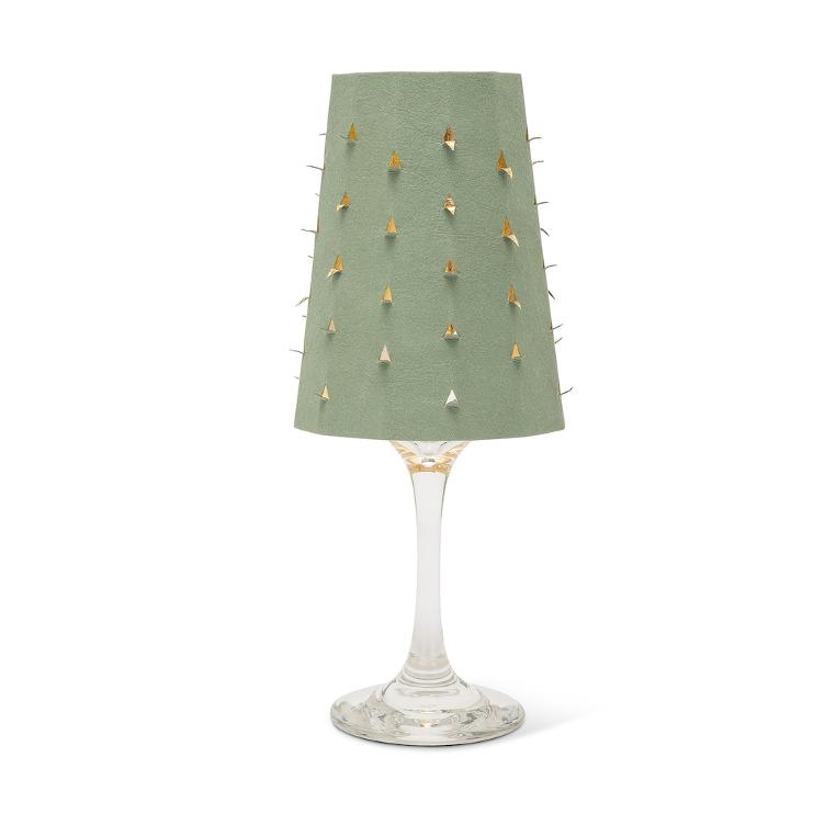 VORBESTELLEN: BALD LIEFERBAR: LAMPSHADE TOGE TOGE SALVIA/GOLD