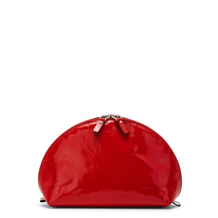VORBESTELLEN: LUNA PURSE LARGE GLOSSY (VERNICE) ROSSO (LIEFERBAR CA 4-6 WOCHEN AB BESTELLDATUM)