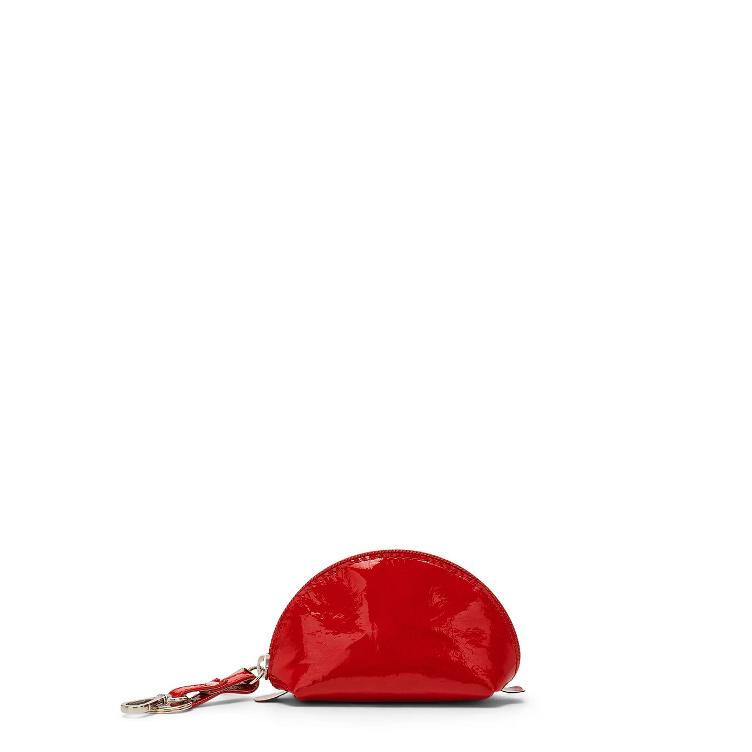 LUNA PURSE XSMALL GLOSSY ROSSO