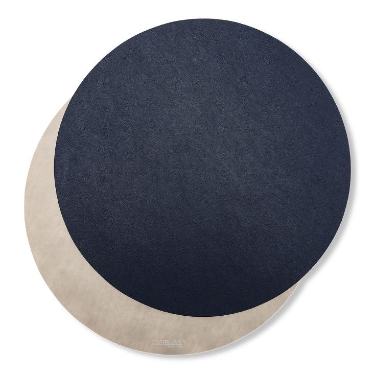 PLACEMAT COTO ROUND LARGE INCHIOSTRO / SOLANGE VORRAT REICHT