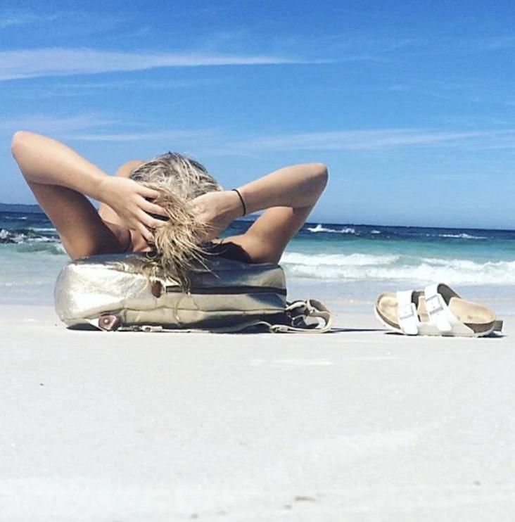 MEMMO BACKPACK METALLIC PLATINO