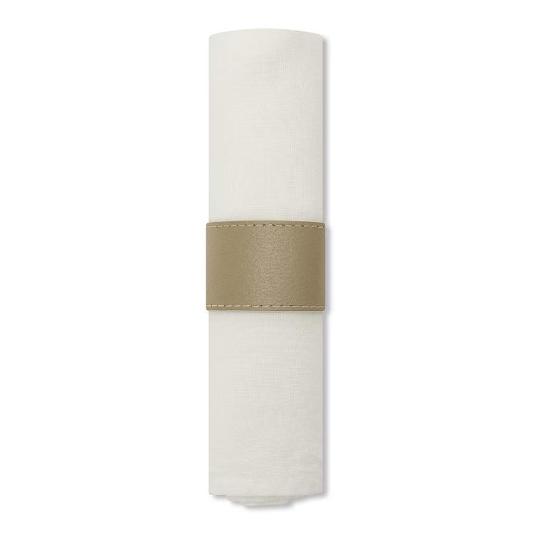NAPKIN RING TAUPE BONA / LIEFERZEIT: AB BESTELLDATUM CA. 4-6 WOCHEN
