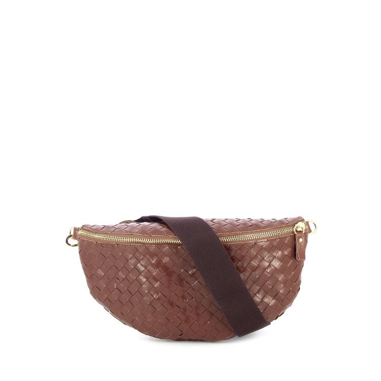 NEU: MARSUPIO SLING BAG INTRECCIATO CUOIO